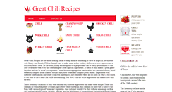Desktop Screenshot of greatchilirecipes.net